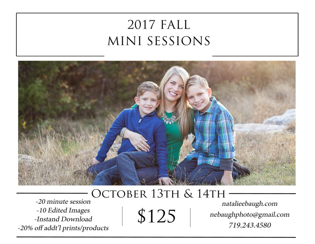 Fall mini-sessions